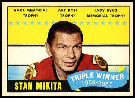 64 Stan Mikita Triple Winner